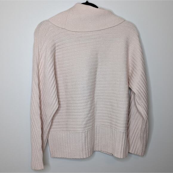 Moth Anthropologie Pale Pink Turtleneck Sweater | Size S - Picture 4 of 4